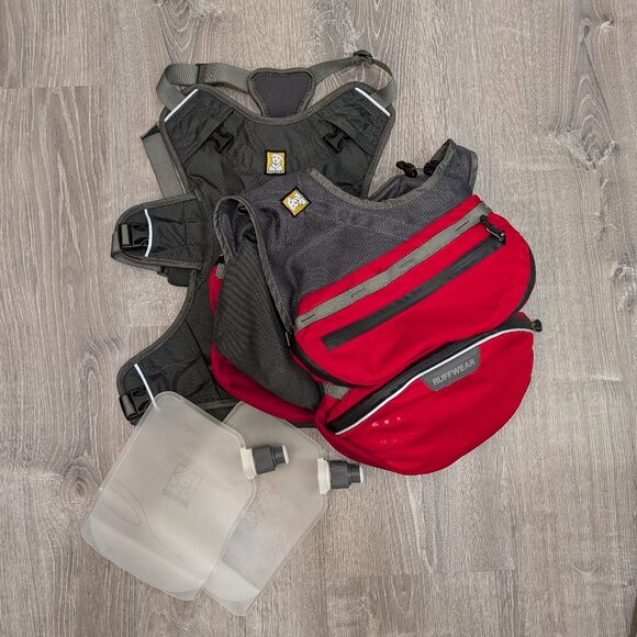 RuffWear Web Master Dog Harness and Palisades Backpack Bag size L/XL - Picture 1 of 15